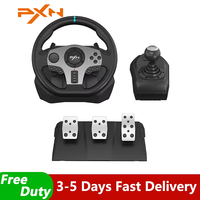 PXN V9 Gen2/V9 Gaming Steering Wheel 270°/900° Racing Simulator for PS4,PS3,PC Windows 7/8/10/11,Switch,Xbox One,Xbox Series X/S