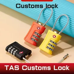 New TSA Customs Colorful Code Lock for Travel Luggage Password Changeable Lock Contrast Color Design Padlock Cabinet Locker