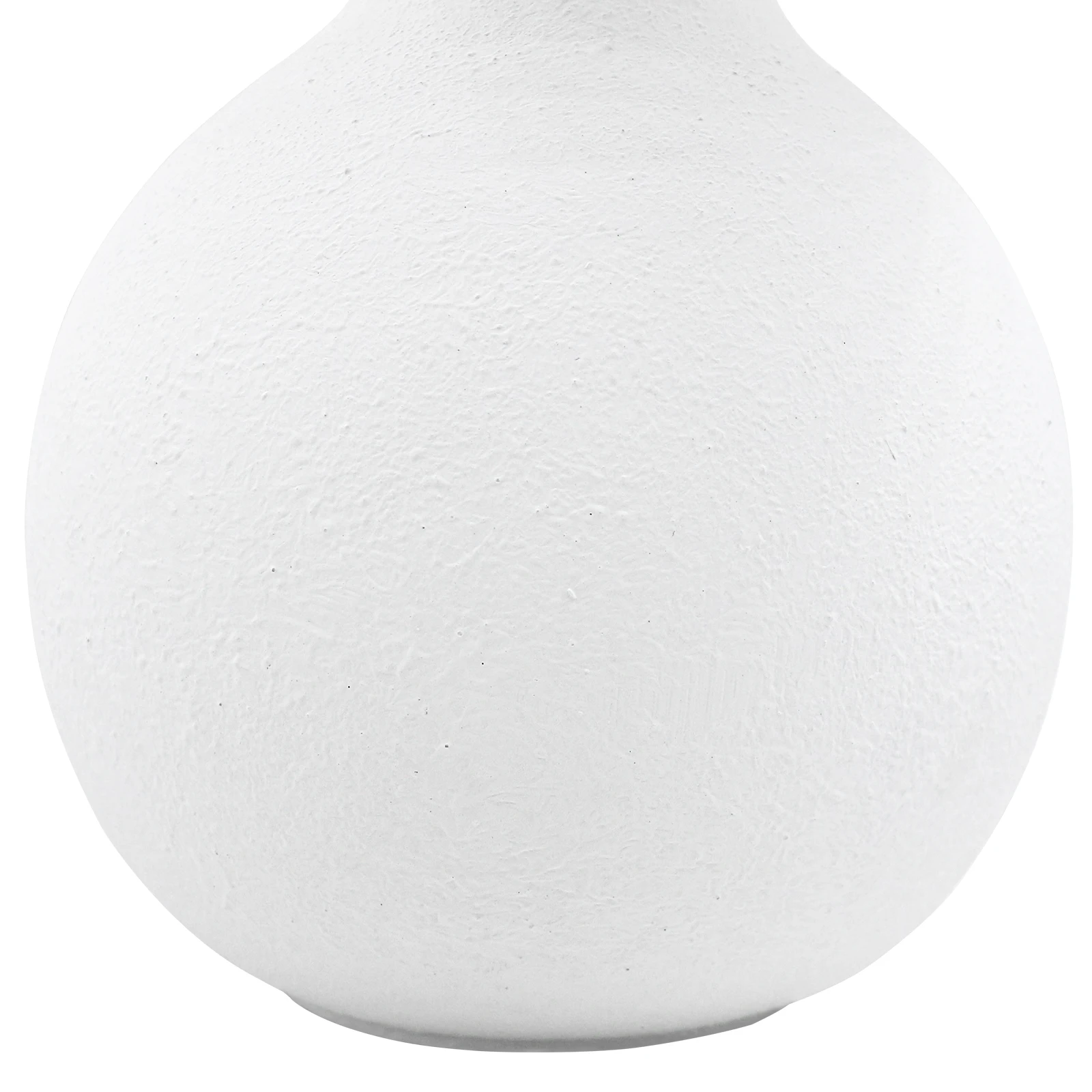 16" Minimalist Ceramic Small Table Lamp, Handcrafted Accent Lamps For Living Room End Tables, Bedroom Bedside, Kitchen