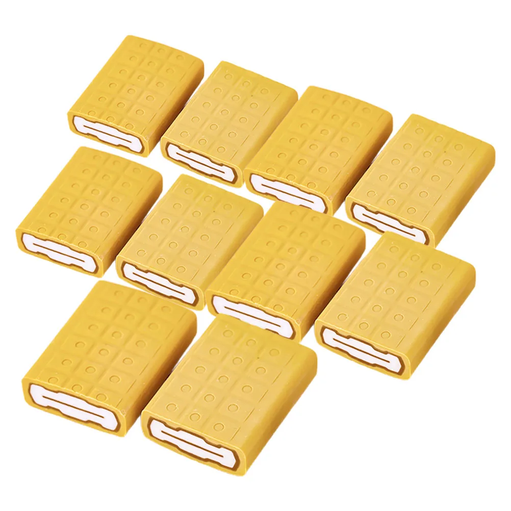 10-delige ijsgum Leuke potloodgommen voor schoolkinderen Cartoon Creatieve Pvc Student