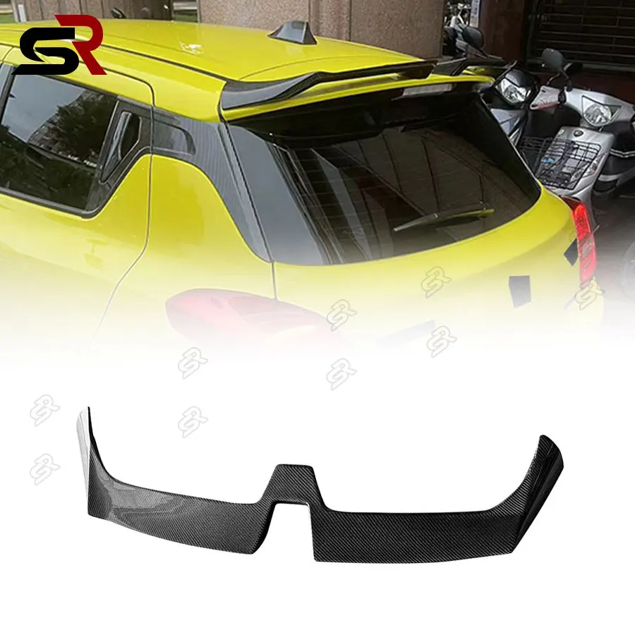 

Suzuki Swift ZC33S 2018+ Carbon Fiber Tail fins rear spoiler Auto Car Rear Trunk Spoiler Wing upgrade body kit