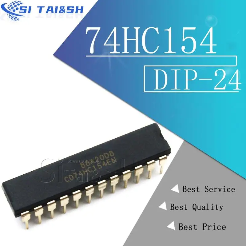 

Si Tai&SH 5pcs/lot 74HC154 CD74HC154EN Data system