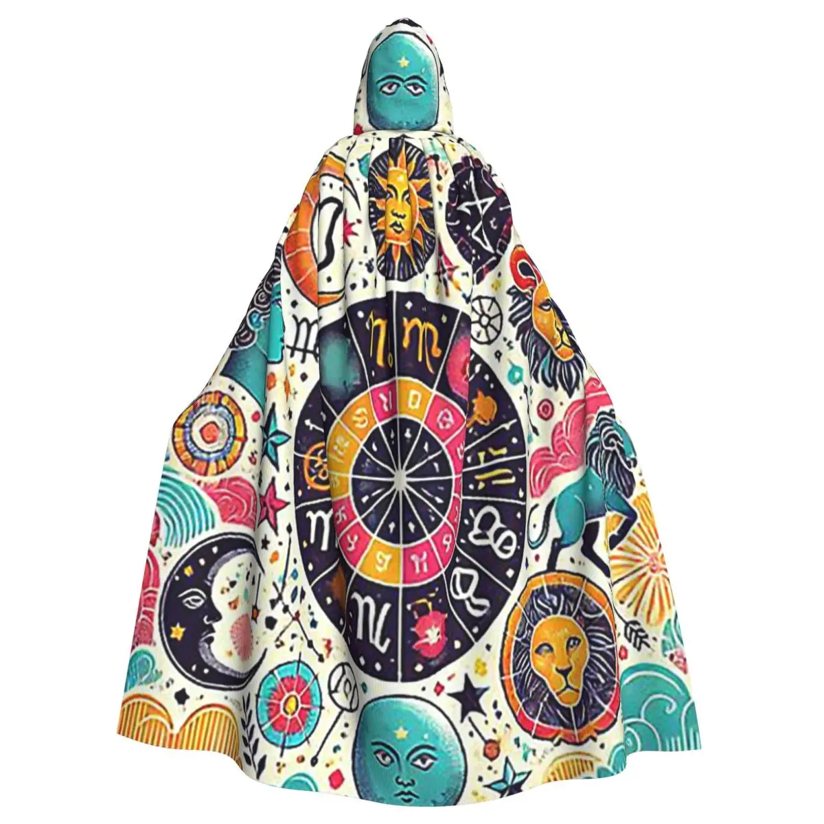 

Астрология Зодиак Мистический Гороскоп Длинный Плащ С Капюшоном Ведьма Косплей Накидка Хэллоуин Вампир Взрослый Унисекс