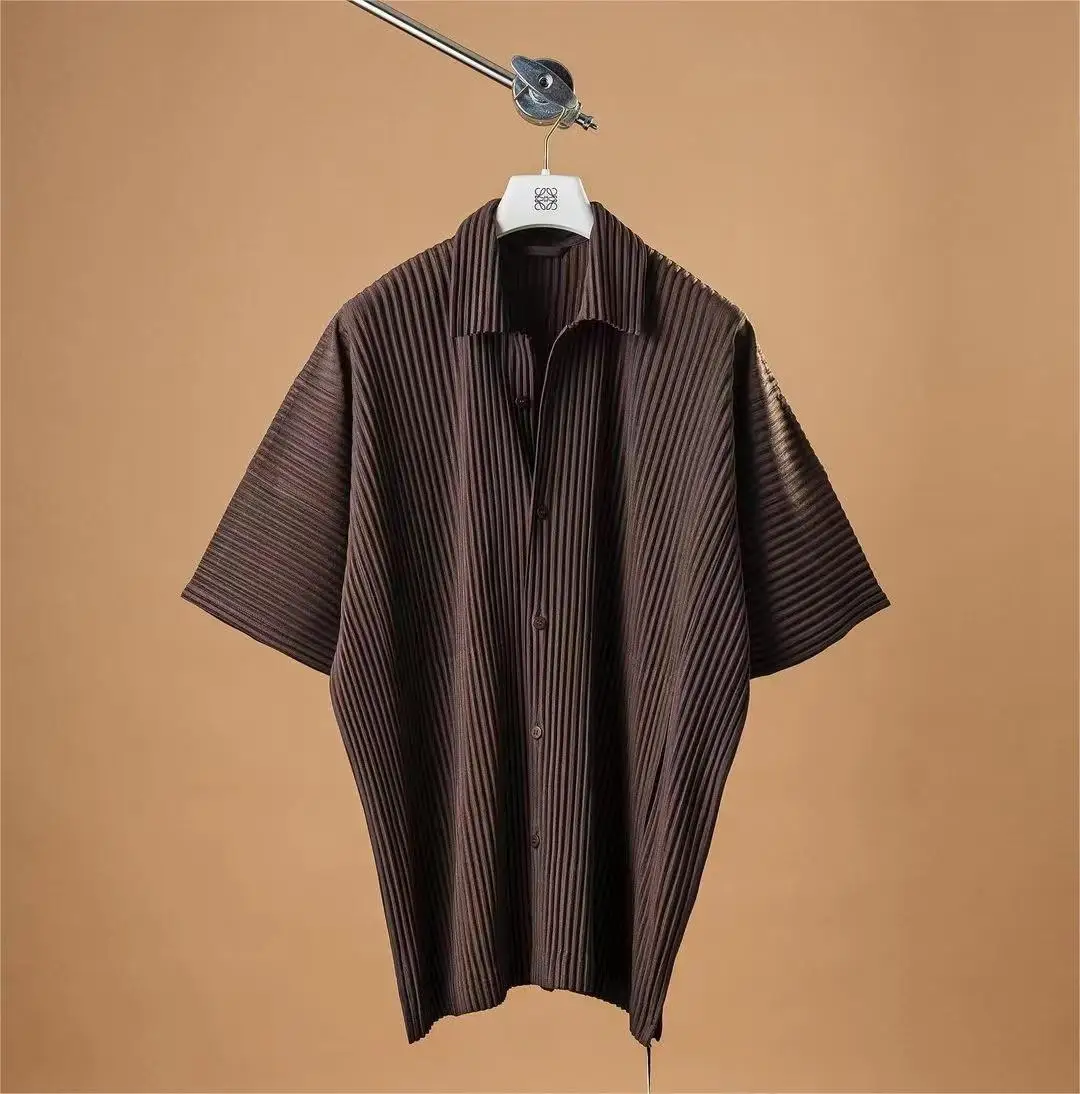 WEPLEATS Miyake Pleated Short Sleeve Shirt 5