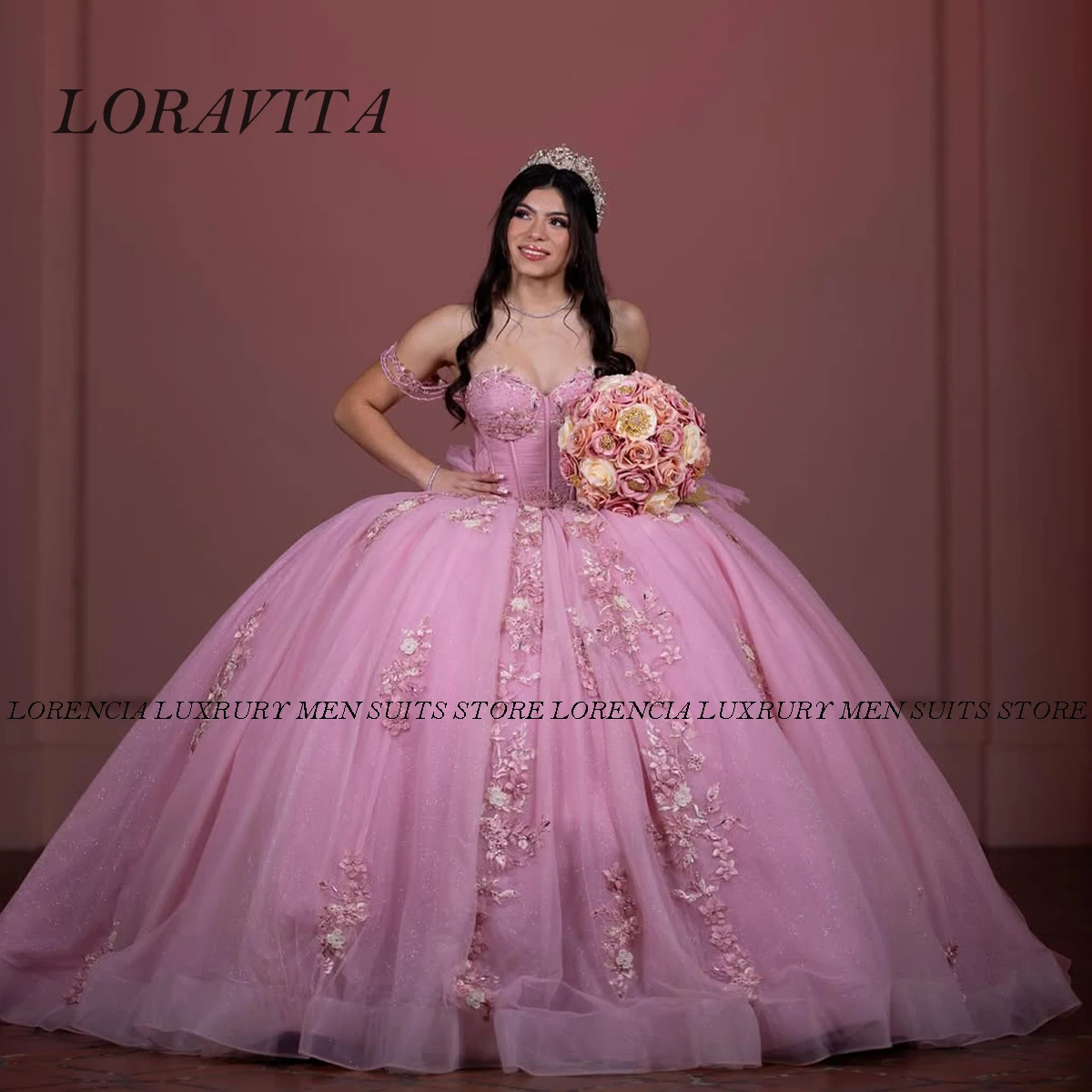 

Роскошные платья Quinceanera по индивидуальному заказу, бальное платье из бисера, милое платье без рукавов с плечами, торжественное милое платье 16, Vestidos De Fiesta