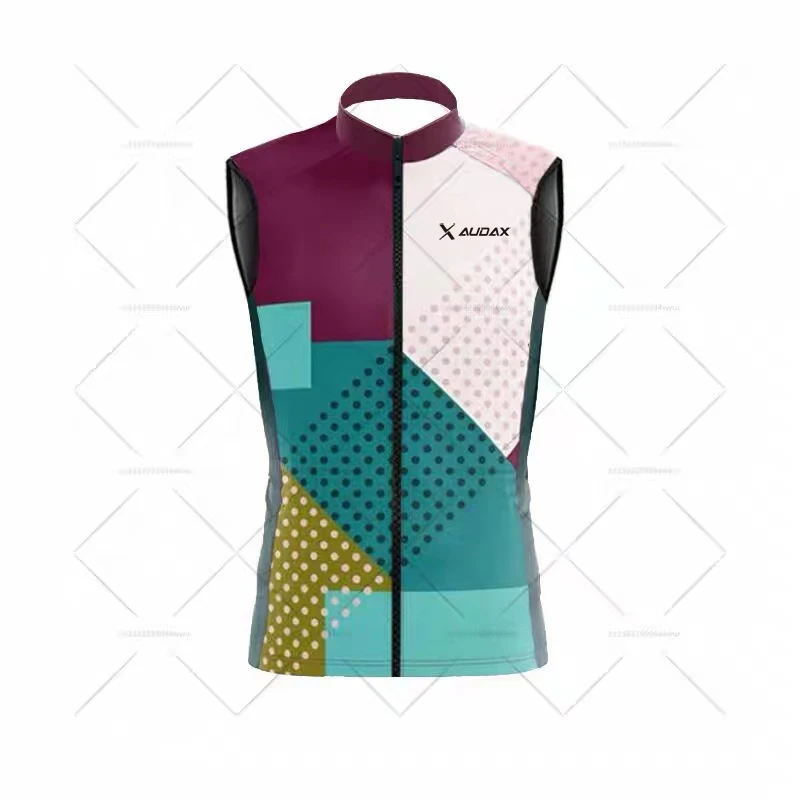 AUDAX-Gilet de cyclisme, veste de vélo de montagne, maillot