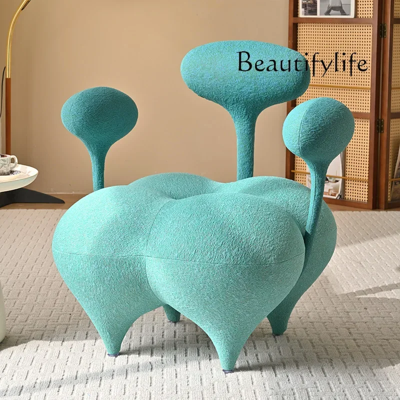 Designer single sofa chair Nordic light luxury creative living room fashion personality model room balloon leisure chair