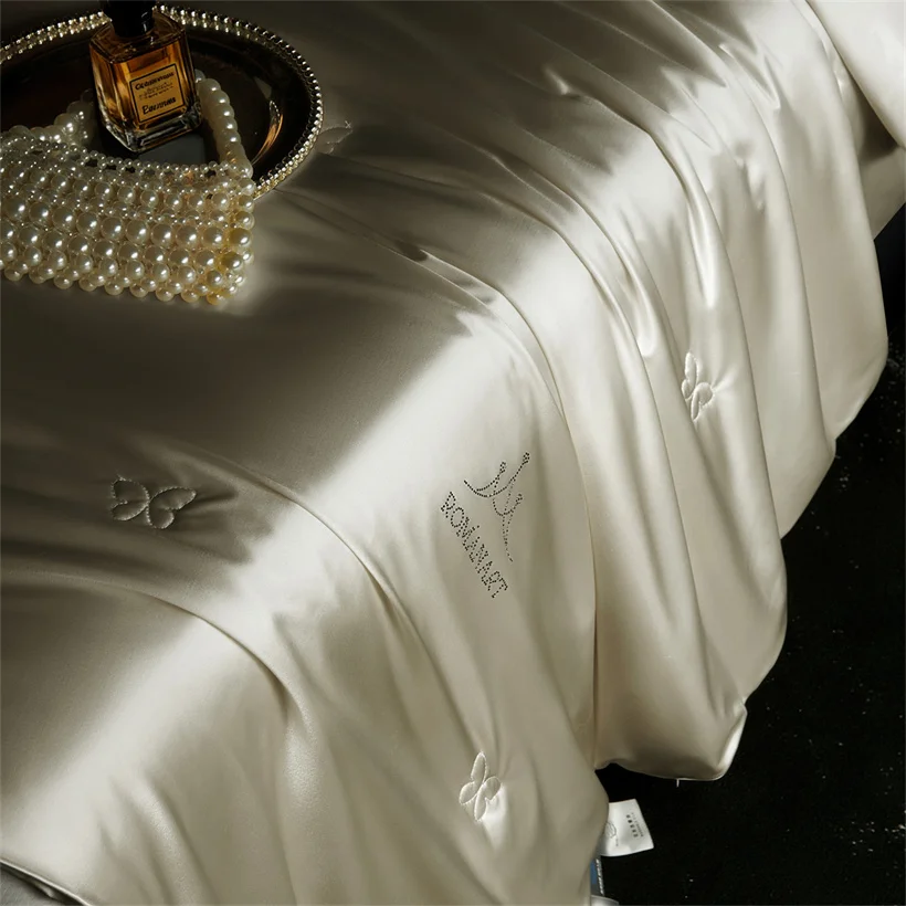 Grade A Mulberry Silk Blanket, 100% Pure Silk Filling and Shell Throw Blankets, Lightweight Soft Silk Comforter/Duvet/Quilt