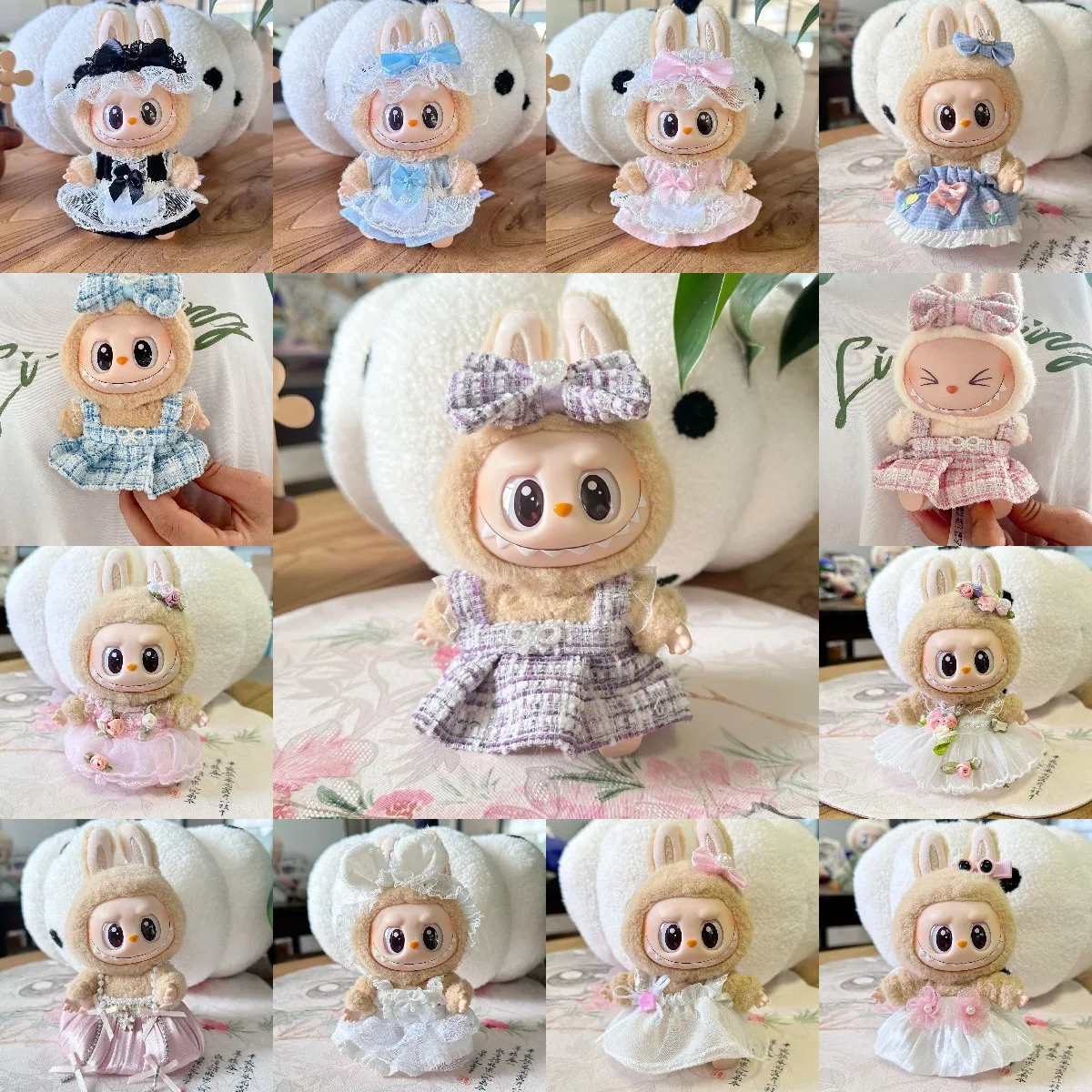 

Plush Doll'S Clothes Outfit Accessories For Korea Kpop Exo Labubu V1 V2 Idol Dolls Sitting Party Princess Dress Clothing Gift