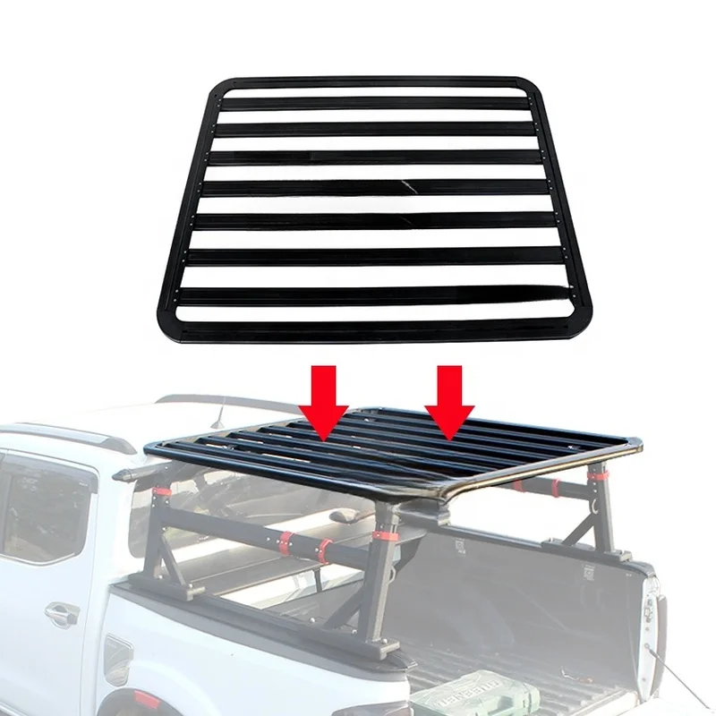 Hot Selling Heavy Duty Steel Universal Roof Rack Cross Bars for Wrangler JK Tacoma 4x4 Pickup Off-Road