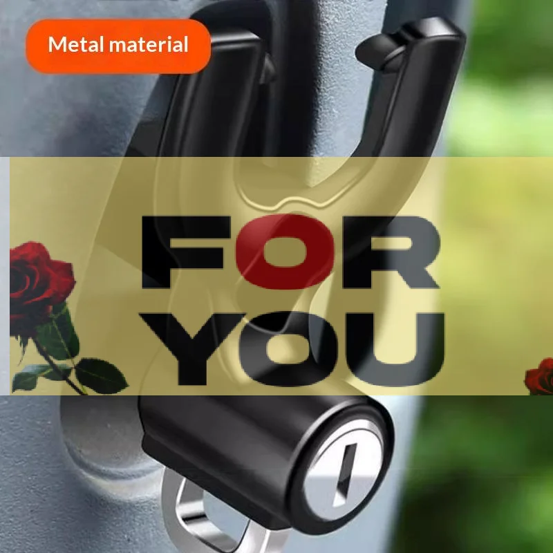 Motorcycle Helmets - 【OD】2 In 1 Motorcycle Helmet Lock