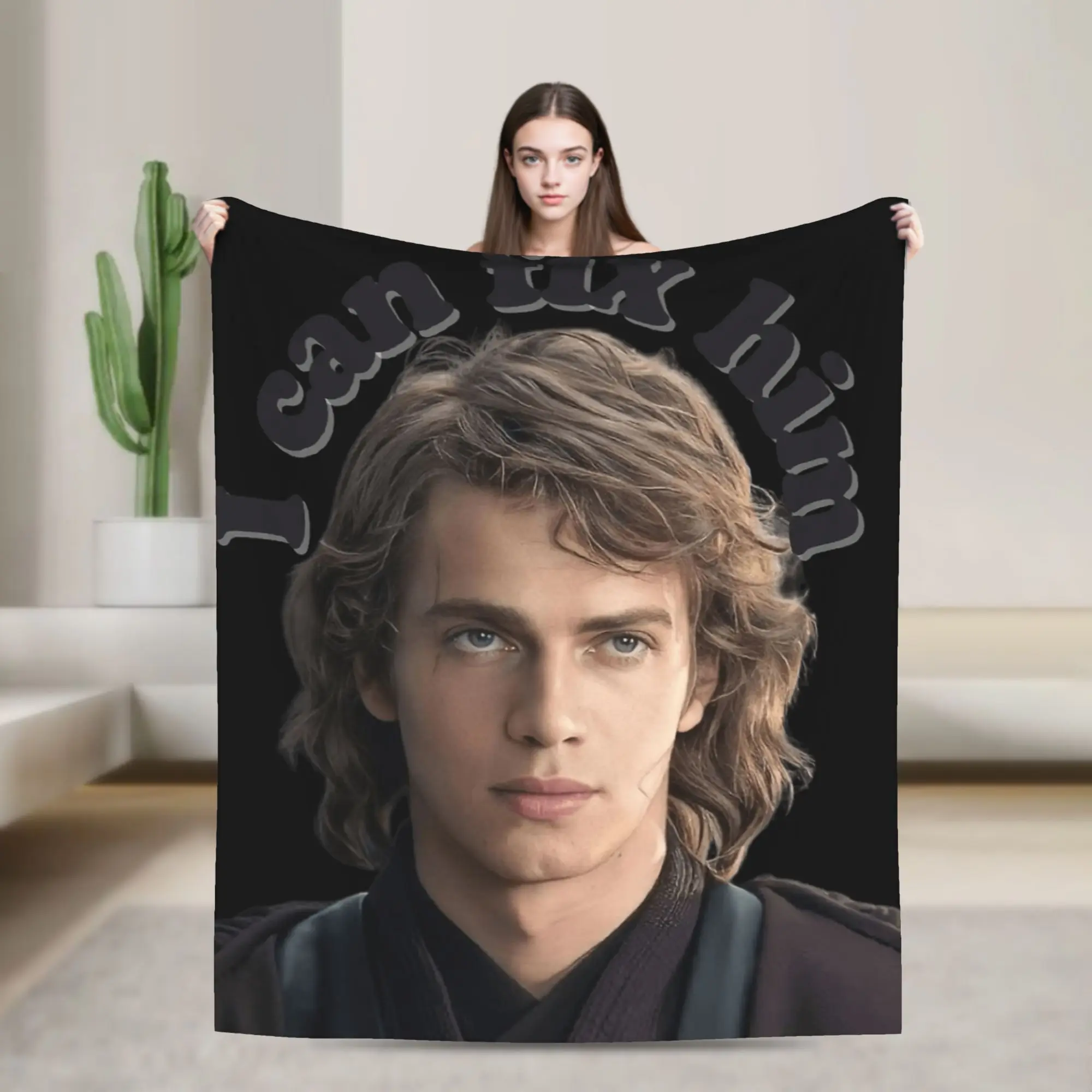 Я могу исправить его Anakin Skywalker meme Одеяла Супермягкие плюшевые постельные принадлежности Пледы для дивана, кресла, дивана-кровати, фланелевого покрывала