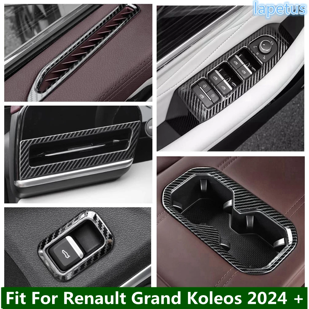 

Car Window Lift / Rear Water Cup Holder / Door Side Air Outlet AC Vent Decoration Cover Trim For Renault Grand Koleos 2024 2025
