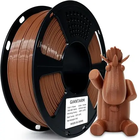 GIANTARM PLA Filament 1,75mm 1kg ±0,03mm Genauigkeit Verwicklungsfreies 3D-Drucker-Filament für Ender 3/Prusa/Anycubic FDM 3D-Druck DIY