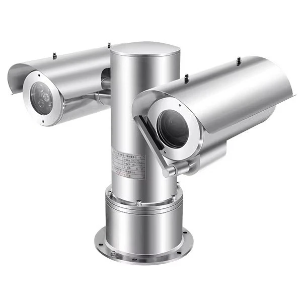 Explosion-Proof Certified PTZ Network CCTV Camera AI-Assisted Monitoring CMOS Sensor IP68 Night Vision for Hazardous