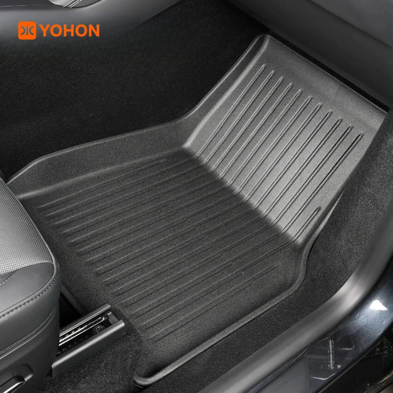

Коврики YOHON для Tesla Model Y Juniper 2025 2026 TPE, износостойкие вкладыши в багажник, прочный защитный коврик для грузового багажника, накладка на спинку
