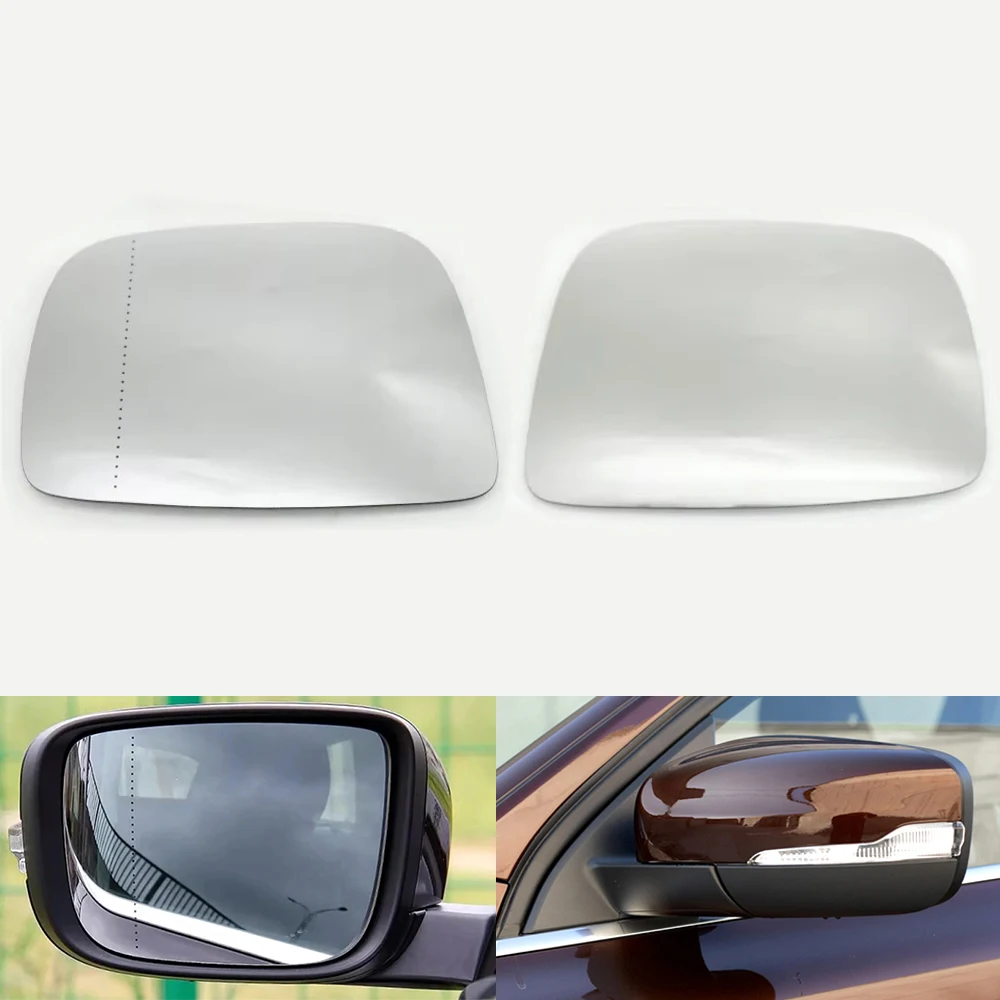 

Outside Front Door Wing Rearview Heated Mirror Glass Lens With Backing Plate For Volvo XC60 2009-2017