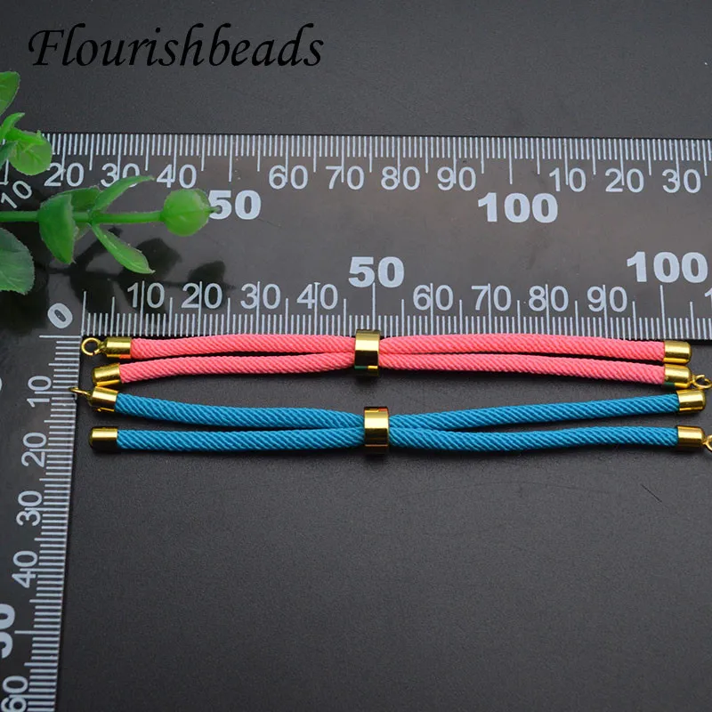 Multi Colour Black Red String Rope Woven Chain Adjustable Chains for Women Diy Handmade Bracelets Jewelry Making 50pcs/lot