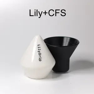 Lilydrip Coffee Filter Transformer Ceramic Pour Over Coffee Maker Set  Improves Drip Flow Rate Coffee Accessories For Coffee Bar - AliExpress