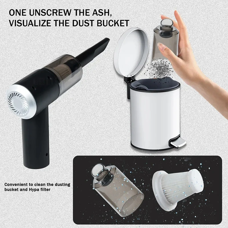 2024 Hot Selling Products Mini Portable Wireless Home Car Cleaning Tool Handheld Cordless 2 In 1 Mini Vacuum Cleaners