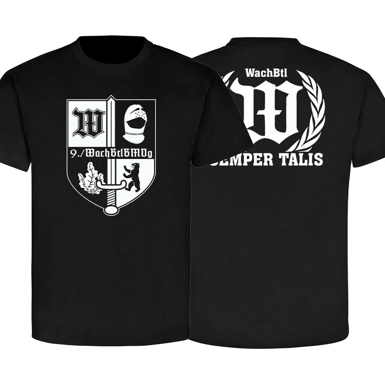 

Bundeswehr 9 Wachbtl Semper Talis Watch Battalion BMVG Defense T-Shirt. Summer Cotton Short Sleeve O-Neck Mens T Shirt New S-3XL