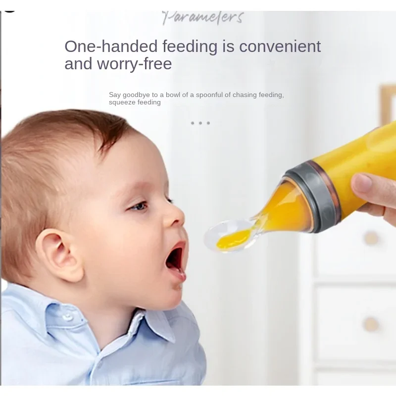 Baby Food Machine Baby Food Mixer Electric Baby Food Machine Silicone Material USB Charging Double Mixing Blade