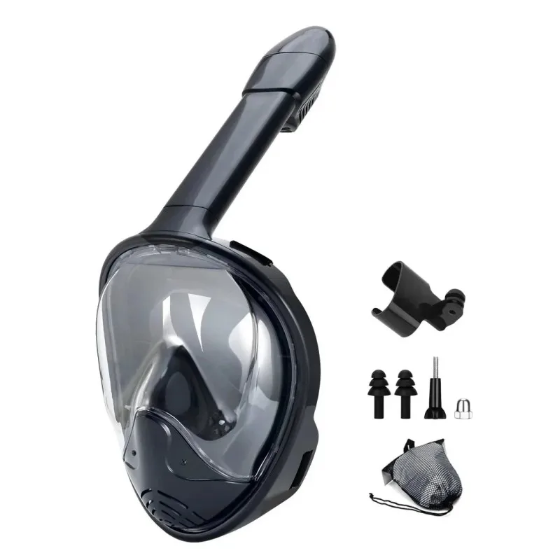 

Underwater Snorkeling Full Face Children Swimming Mask Set Scuba Diving Respirator Masks Anti Fog Safe Breathing for Kids Adult