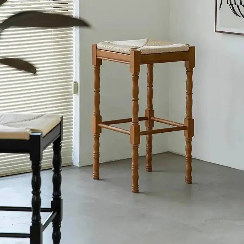 Silla de bar moderna de primera calidad, cómoda silla de bar de estilo nórdico para sala de estar, banqueta alta de cocina moderna, muebles para cocina