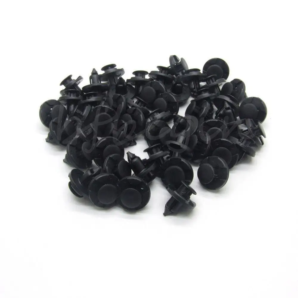 50pcs Car Plastic Rivets Fastener Bumper Or Splash Shield Push Clip Retainer For  For  01553-09321