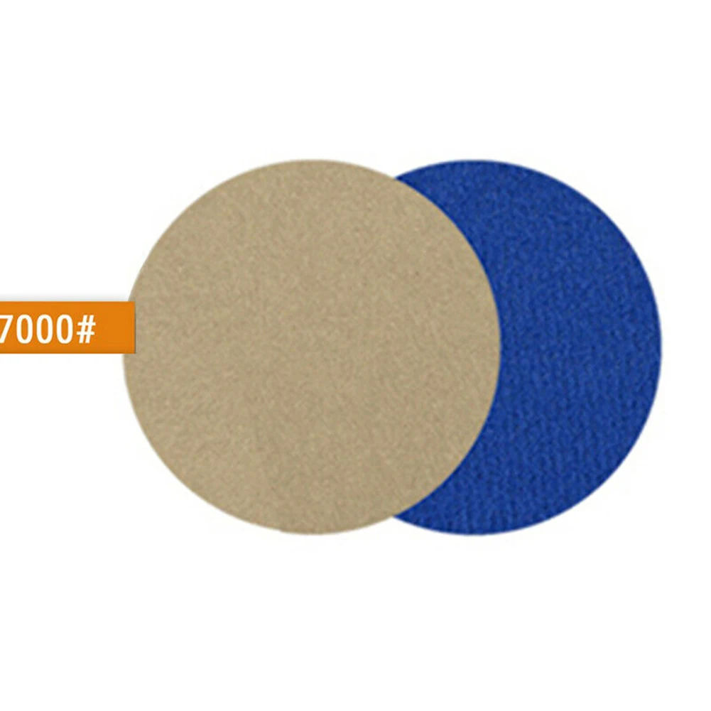 25pcs 3inch Sandpaper Ho-ok & Lo-op Sanding Disc Water/Dry Sand Paper Abrasive Tools 2000 3000 4000 5000 7000 Grit