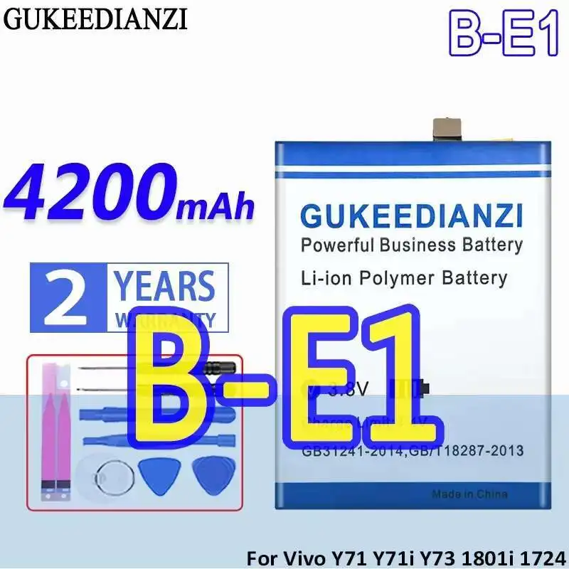 

Для Vivo Y71 Y71i Y73 1801I 1724 4200 мАч хорошая низкотемпературная батарея для мобильного телефона B-E1