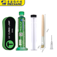 MECHANIC Green Oil UV Solder Mask Paint Prevent Corrosive Arcing Soldering Paste for PCB BGA Circuit Board Insulating Protect