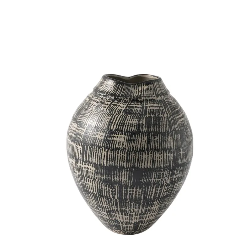 

Green plant ceramic vase art home model room B & B tea table flower decoration