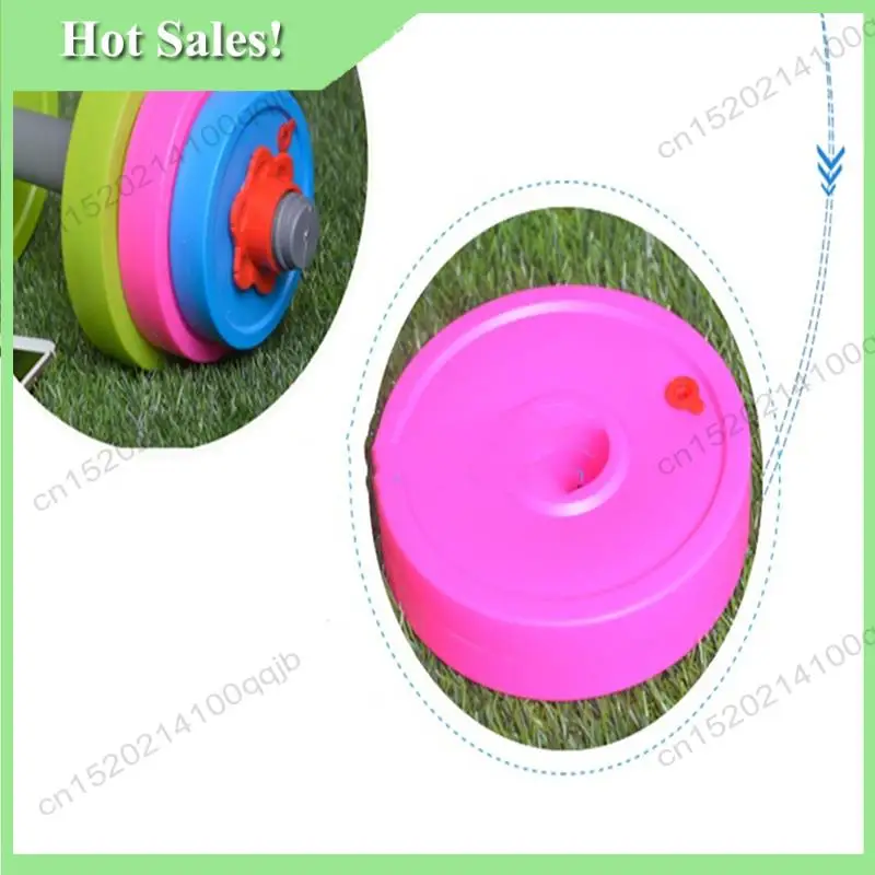 -FDDT 6X Children's Dumbbell Toy Sensory Training Equipment Children's Weightlifter Kids Toys Barbell Toy Set Dumbbell Toy Set