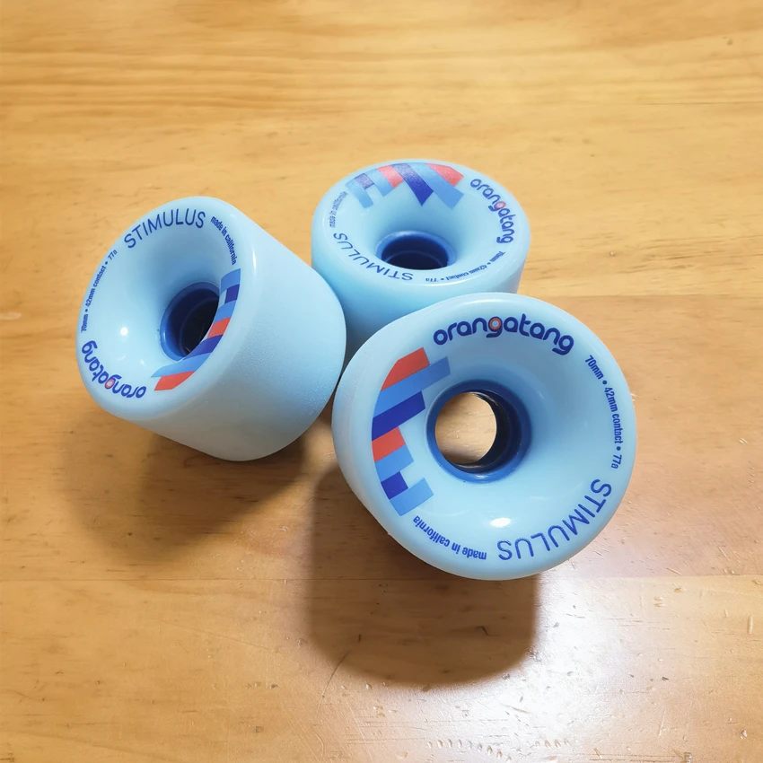 ORANGATANG-ruedas para longboard, 70mm, 86A, 80A, 77A, alta calidad, Serie de estímulo de rebote