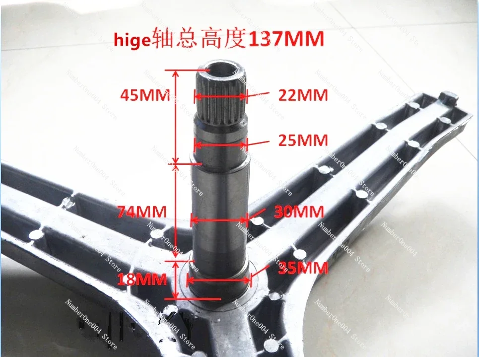 

New for Machine Three Foot Frame Flange Shaft DC97-15182A DC97-14370H DC97-14369G WW90H7410EX/EWtriangular Frame
