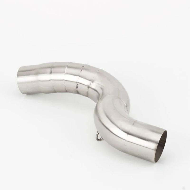 ZX6R ZX-6R 636 Motorcycle Carbon Fiber Exhaust Muffler Mid Link Pipe for Kawasaki ZX6R 2007-2008 636 2004-2008