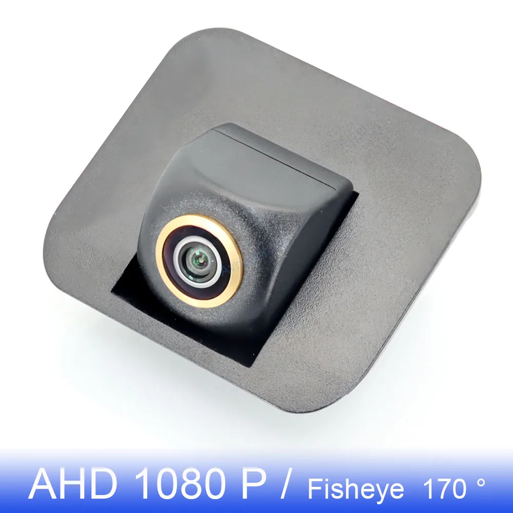 Car Rear View Camera For Geely Boyue SUV Geely NL-3 Geely Atlas 2016~2019 Car Reserved hole Golden FishEye Lens AHD 1080P 170°