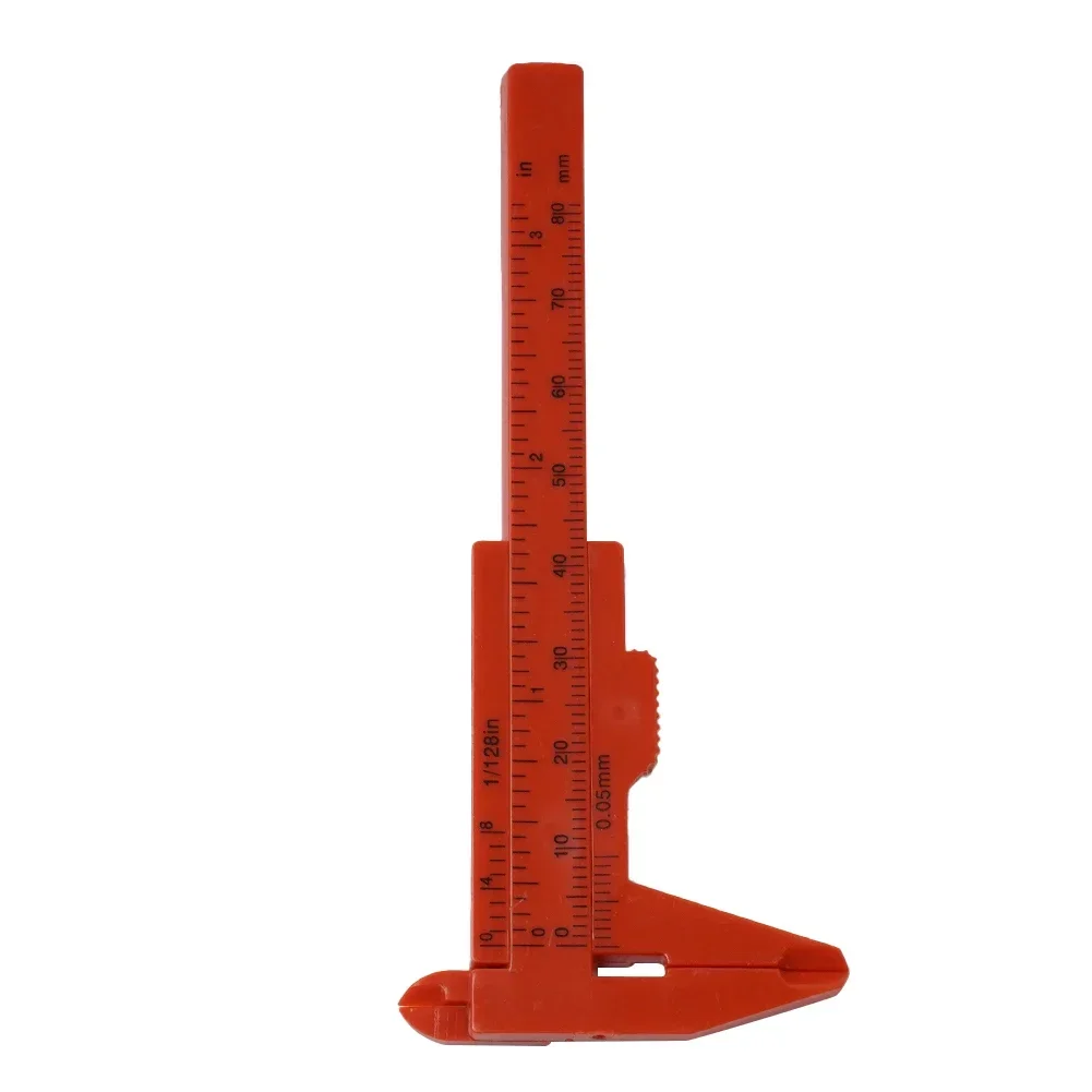 0-80mm Plastic Sliding Vernier Caliper Double Scale Caliper Gauge Pachometer Digital Micrometer Measuring Tools