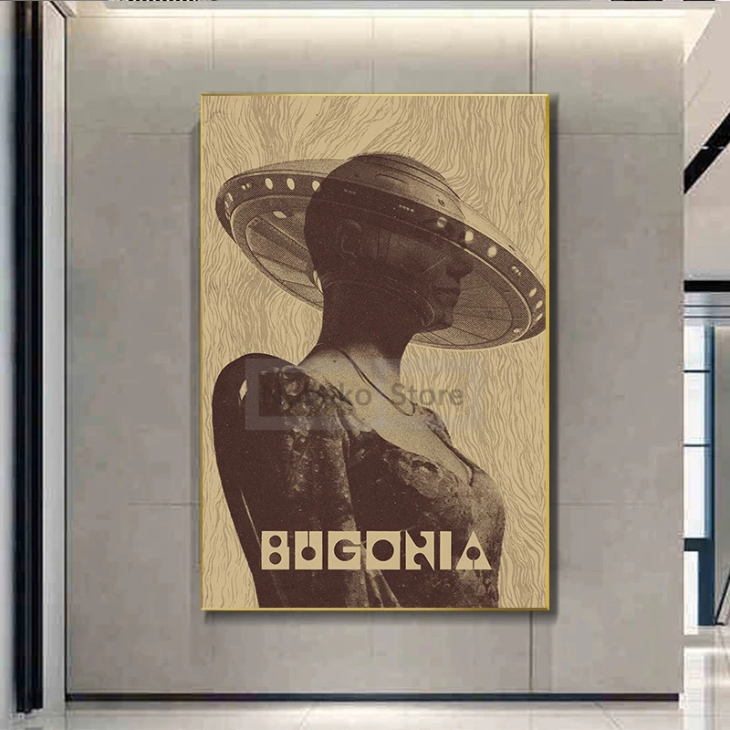 أحدث فيلم بوجونيا المشارك فيلم الخيال العلمي يطبع قماش اللوحة إيما ستون صور فنية للجدران غرفة المنزل الفيلم الديكور #4