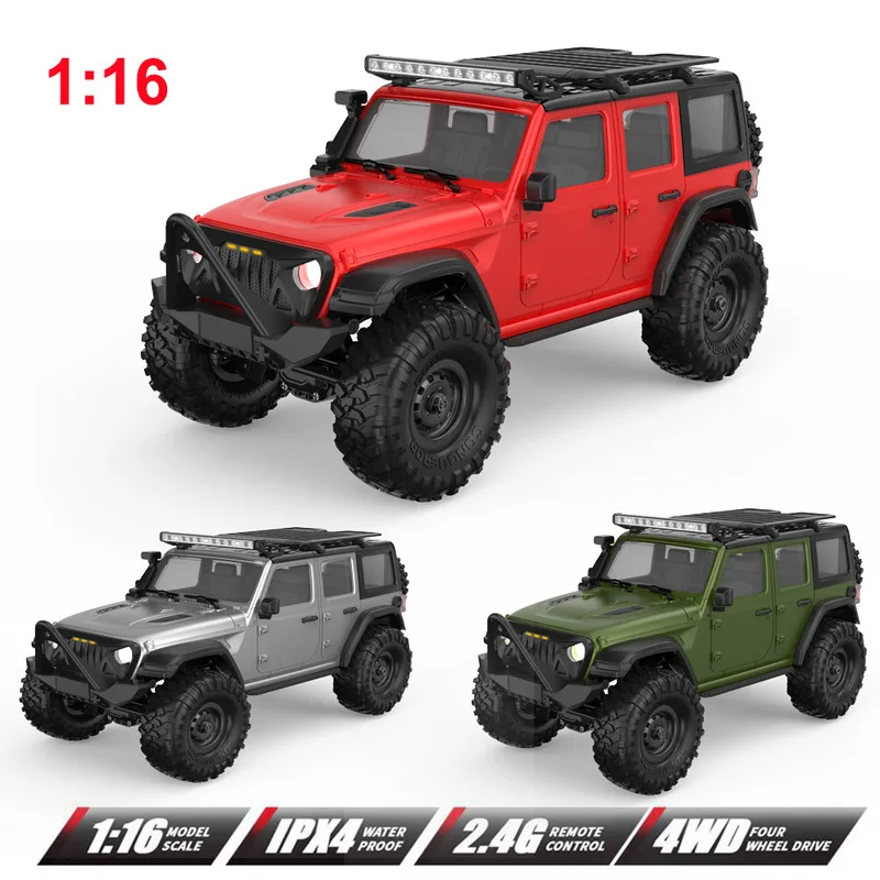 

New Huangbo R1601~R1609 Series Remote Control Car 1:16 Full Scale Off-Road Climbing Car Simulation Model Toy Boy Gift