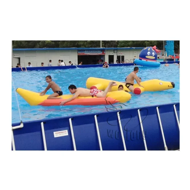 High quality commercial outdoor amusement custom size steel frame pool swimming pool for sale