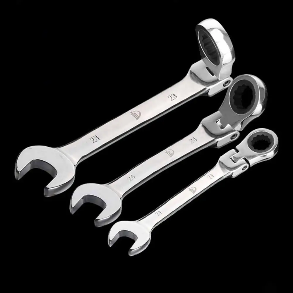 8/9/10/11/12/13/14/15/16/17/18/19mm Combination Ratchet Wrench Flexible Head Ratchet Tool Ratchet Combination Set Hand Tools