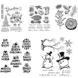 Merry Christmas  Stamp Seal DIY Scrapbooking Photo Album Decorative A6543