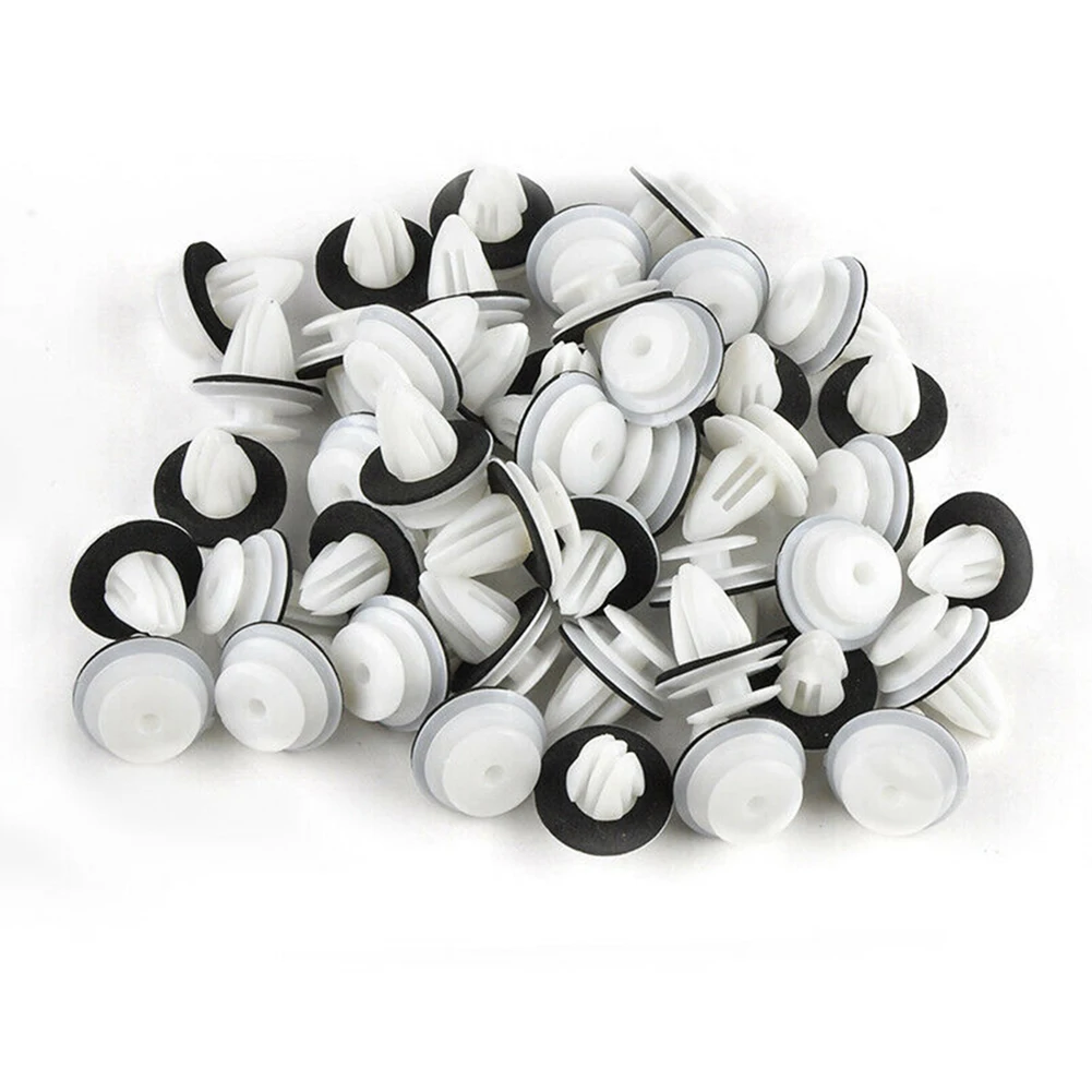 50Pcs Auto Fastener Clip Door Panel Clip With Seal Ring Fastener Retainer For BMW E34 E36 E38 E39 E46 M3 M5 Z3 X5 Car Accessorie