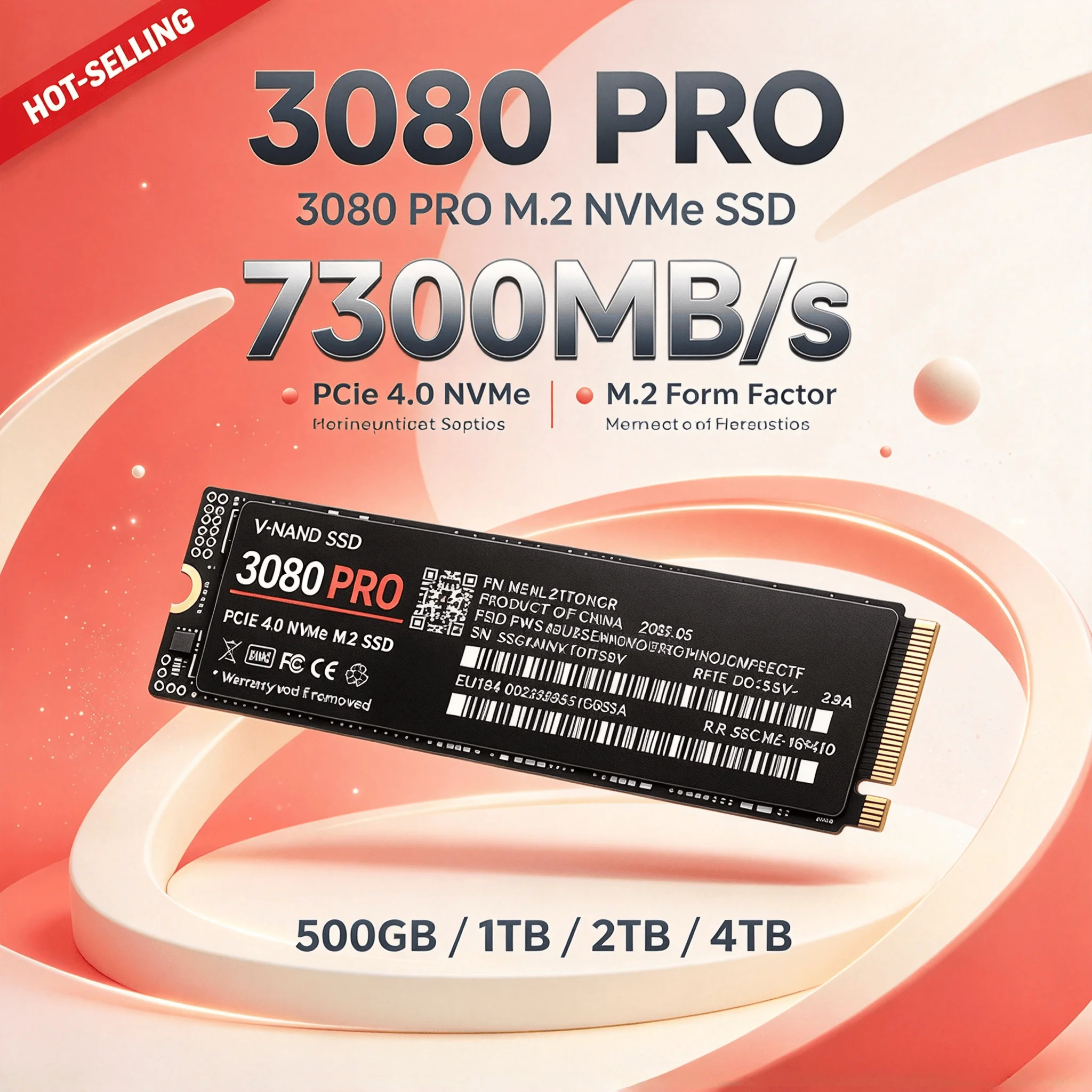 M.2 Nvme 4Tb Pcie 4.0 Ssd - Laptop para jogos e escritório, PC
