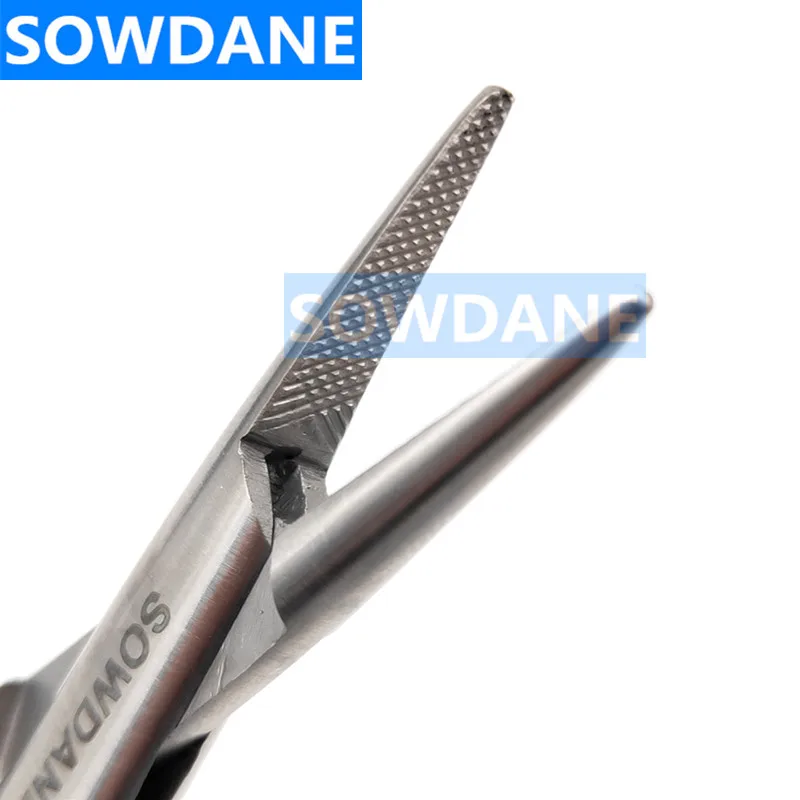 Gezackten Spitze Zahn Kieferorthopädische Mathieu Nadelhalter Forcep 14cm Extra Feine Schnabel Instrument Werkzeug