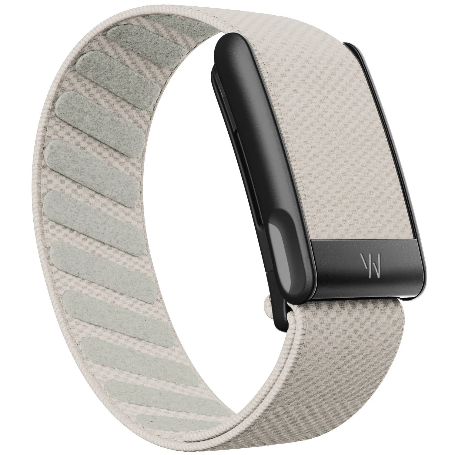 Suitable for Whoop 5.0 wristband strap, nylon woven elastic Whoop mg sports replacement strap, W logo metal