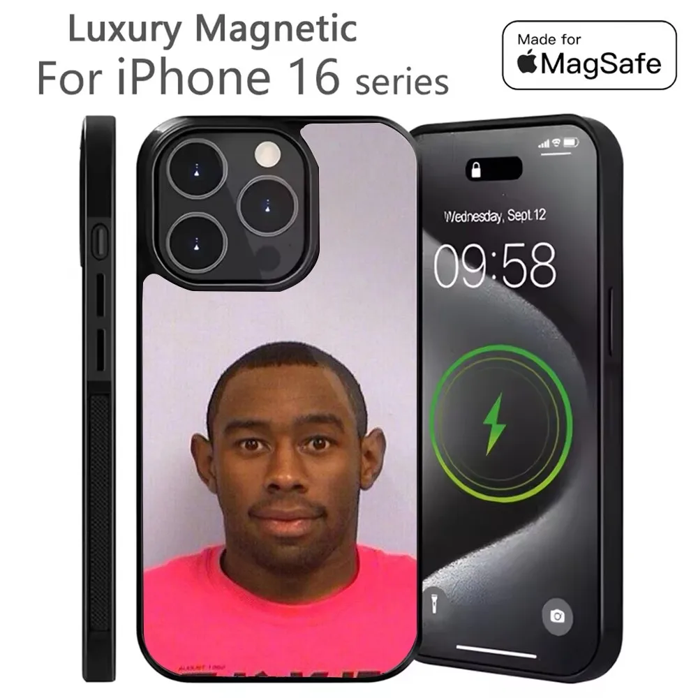 

Funny Tyler The C- Creator Phone Case For iPhone 16,15,14,13,12,11,Plus,Pro,Max Mini Magsafe Magnetic Wireless Charging