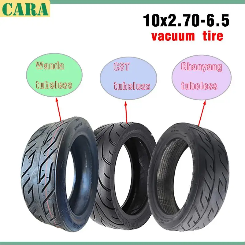 

10 Inch 10x2.70-6.5 Tire Inner Tube Tyre for Electric Scooter Balancing Car Folding Car 255x70 Wear-resistant Thickened Tires
